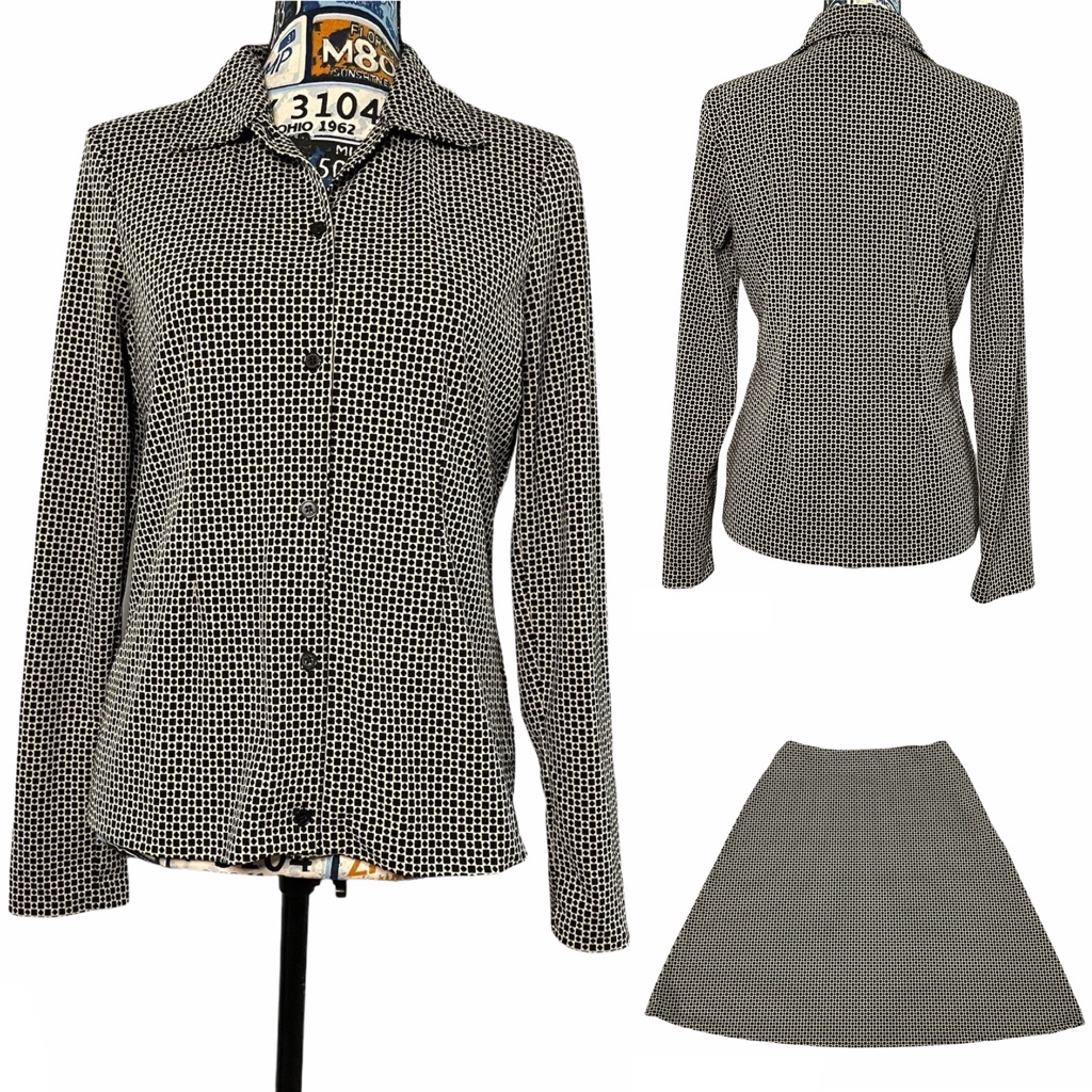 Jones New York Skirt (Sm) & Blouse (Med) Set